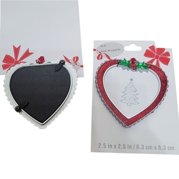 Metal heart photograph ornaments - Picture 2 of 3
